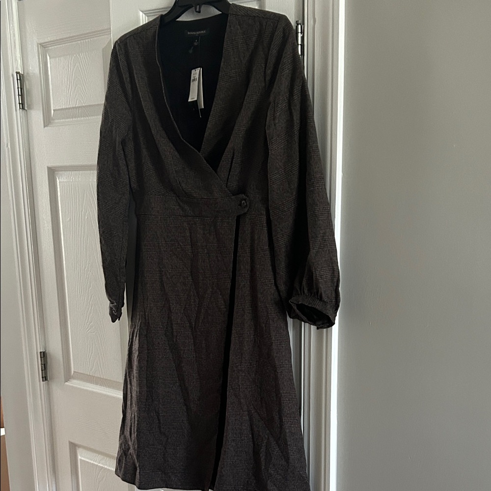Elegant Black Wrap Dress
